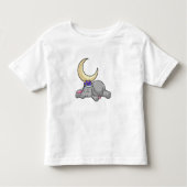 Elephant met Moon Kinder Shirts (Voorkant)