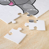 Elephant met Moon Legpuzzel (Zijkant)