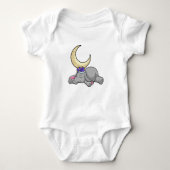 Elephant met Moon Romper (Voorkant)