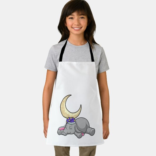 Elephant met Moon Schort (Insitu)