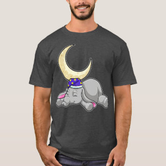 Elephant met Moon T-shirt