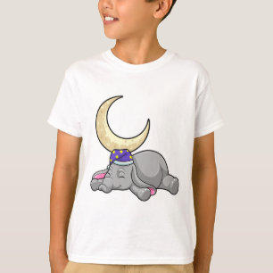 Elephant met Moon T-shirt
