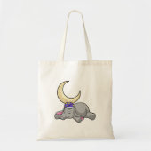 Elephant met Moon Tote Bag (Voorkant)