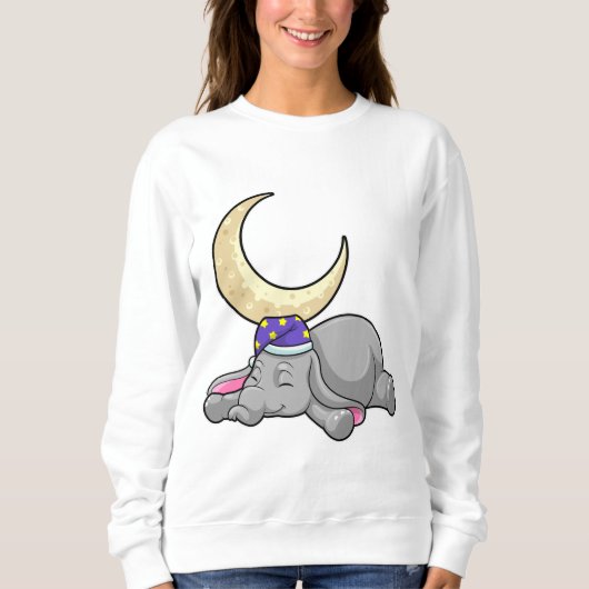 Elephant met Moon Trui (Voorkant)