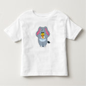 Elephant met Pizza Kinder Shirts (Voorkant)