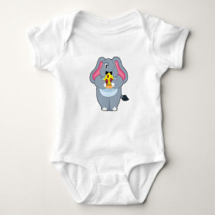 Elephant met Pizza Romper