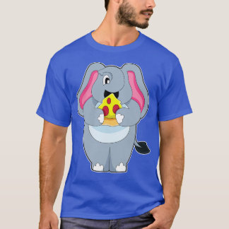 Elephant met Pizza T-shirt