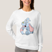 Elephant met waterbellen t-shirt (Voorkant)