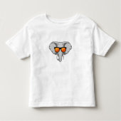 Elephant met zonnebril kinder shirts (Voorkant)