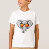 Elephant met zonnebril t-shirt (Voorkant)