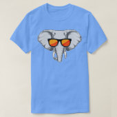 Elephant met zonnebril t-shirt (Design voorkant)