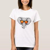 Elephant met zonnebril t-shirt (Voorkant)