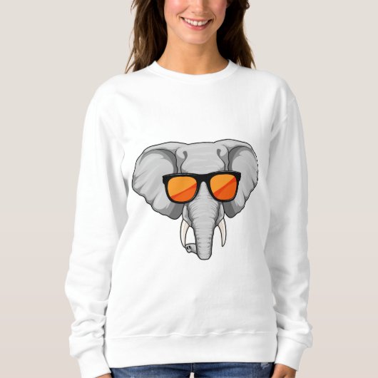 Elephant met zonnebril trui (Voorkant)