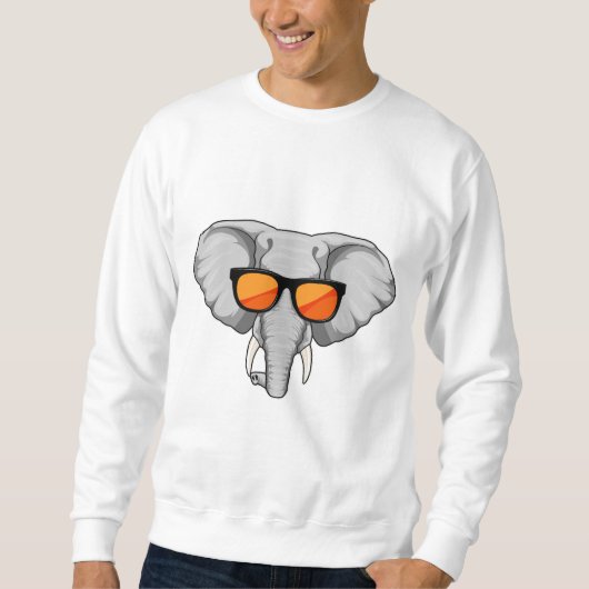 Elephant met zonnebril trui (Voorkant)