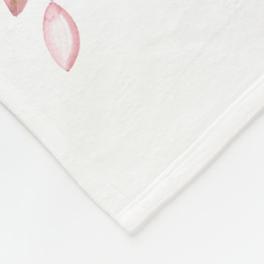 Elephant Milestone Blanket Fleece Deken (Hoek)