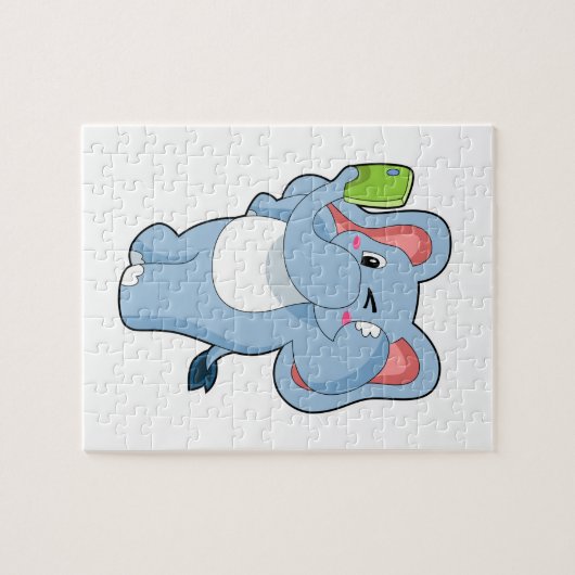 Elephant Mobile Legpuzzel (Horizontaal)