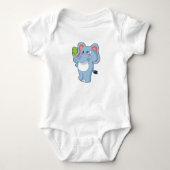 Elephant Mobile Romper (Voorkant)