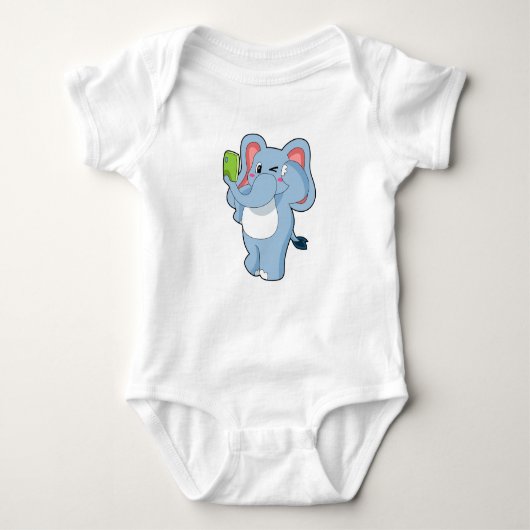 Elephant Mobile Romper (Voorkant)