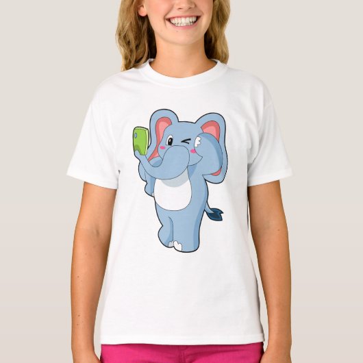 Elephant Mobile T-shirt (Voorkant)