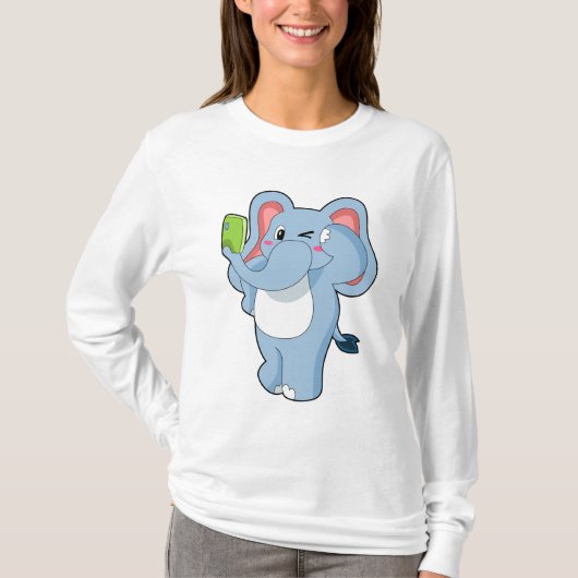 Elephant Mobile T-shirt (Voorkant)