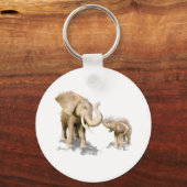 Elephant Moeder & Kind 2 Sleutelhanger (Voorkant)