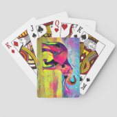 Elephant Moeder Waterverf Pokerkaarten (Achterkant)