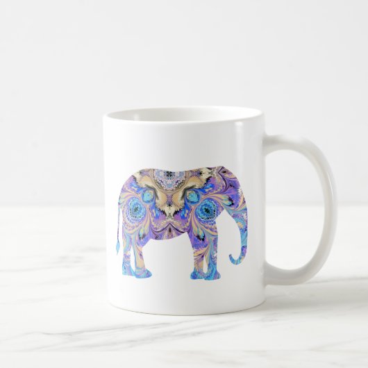 Elephant Mok Kaleidoscope Design (Rechts)