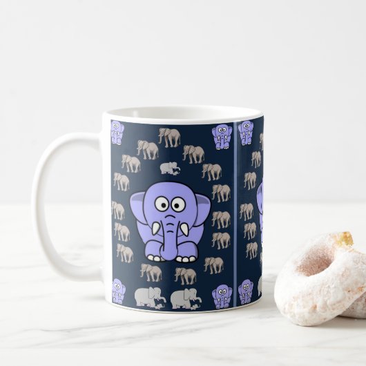 Elephant Mok voor kinderen (Met donut)