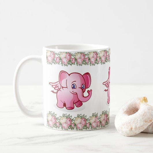 Elephant-Mokken Koffiemok (Met donut)