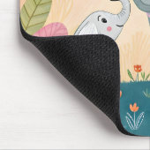 Elephant Mom and Baby Muismat (Hoek)