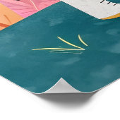 Elephant Mom and Baby Poster (Hoek)