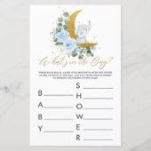 Elephant Moon Blue Floral Wat zit er in het spel? (Voorkant)