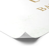 Elephant Moon Greenery Gender Neutral Welcome Sign Poster (Hoek)