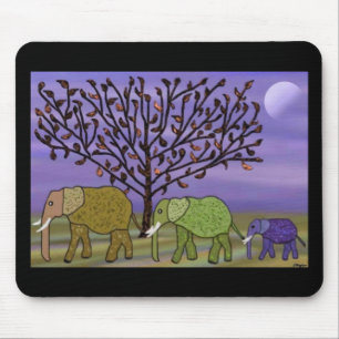Elephant Moon Mousepad Muismat