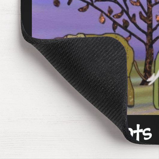 Elephant Moon Mousepad Muismat (Hoek)