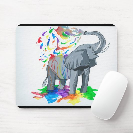 Elephant Mousepad Muismat (Met muis)