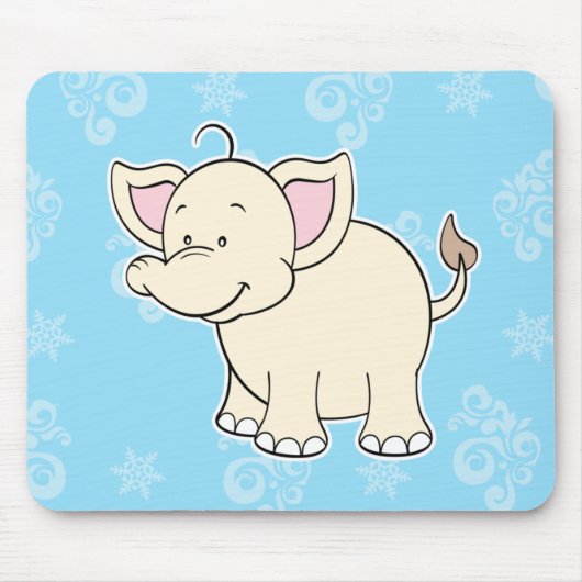 Elephant mousepad muismat (Voorkant)