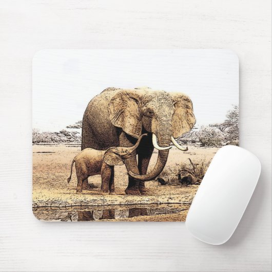 Elephant Muismat (Met muis)