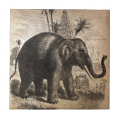  Elephant Mural Tegeltje (Voorkant)