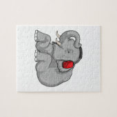 Elephant Music-hoofdtelefoon Legpuzzel (Horizontaal)
