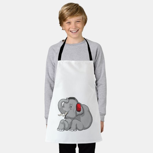 Elephant Music-hoofdtelefoon Schort (Gedragen)