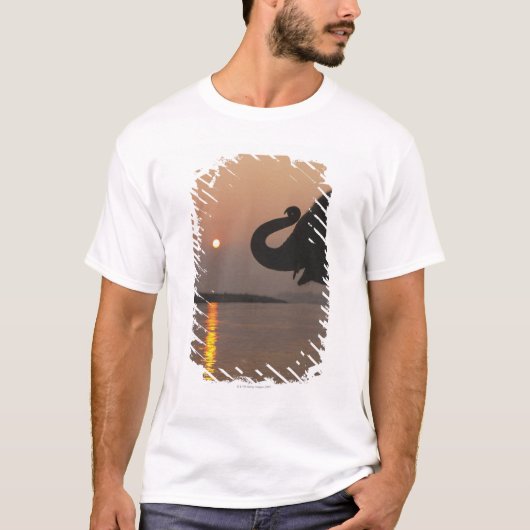 Elephant, Nationaal Park Chitwan, Nepal T-shirt (Voorkant)