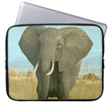 Elephant neopreen laptophoes van 15 inch