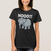 Elephant No Say No and Save The Elephant conservat T-shirt (Voorkant)