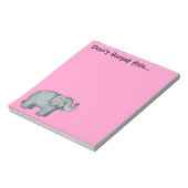 Elephant Note Pad Notitieblok (Linkerzijde)