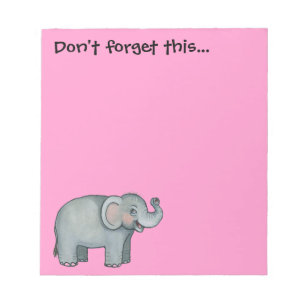 Elephant Note Pad Notitieblok