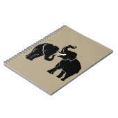 Elephant Notitieboek Custom Colors - Text (Linkerzijde)