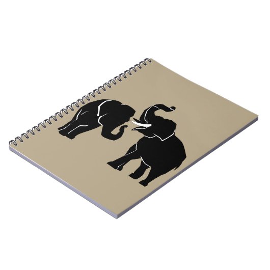 Elephant Notitieboek Custom Colors - Text (Linkerzijde)