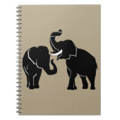 Elephant Notitieboek Custom Colors - Text (Voorkant)