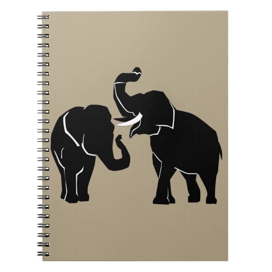 Elephant Notitieboek Custom Colors - Text (Voorkant)
